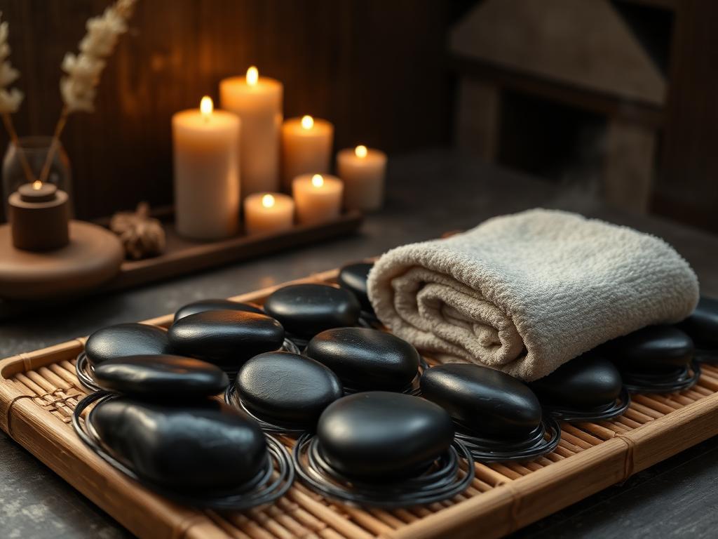 হট স্টোন ম্যাসাজ — Sunmoon Spa