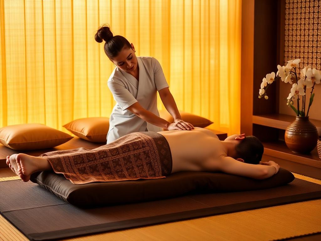 থাই ম্যাসাজ — Sunmoon Spa, গুলশান ২